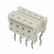 90584-1308 Molex Closed End Ribbon Cable, DIP Header Through Hole, Press-Fit Tin