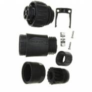 C016 20H003 110 12 Amphenol Sine Systems Free Hanging (In-Line) 4 Positions Silver Bulk