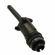 C90-3106F10SL-4P Harwin Free Hanging (In-Line) Strain Relief Plug, Male Pins Silver