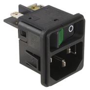 DC11.0031.201 Schurter DC11 3 Positions Quick Connect Unfiltered - Commercial