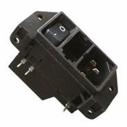 DD21.0121.1111 Schurter Receptacle, Male Blades - Module Bulk Switch On-Off Unfiltered - Commercial