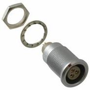 EGG.0B.303.CLL LEMO Receptacle, Female Sockets Shielded IP50 - Dust Protected Bulk