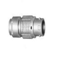 FGG.2B.704.CLAD82Z LEMO Free Hanging (In-Line) Plug, Male Pins IP50 - Dust Protected Gold