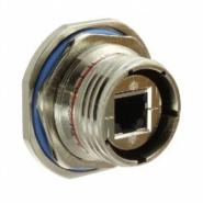 RJFTV7SA1N Amphenol PCD RJF TV Jack, 8p8c (RJ45) Coupler Front Side Nut