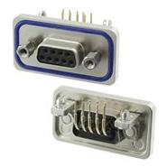15-000773 Conec Board Lock Receptacle, Female Sockets Gold 9 Positions