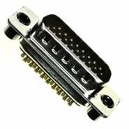180-026-102L021 NorComp Grounding Indents, Shielded 26 Positions Solder Cup Gold