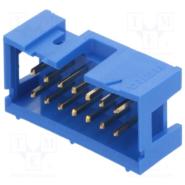 75869-302LF AMPHENOL 14 Positions 2 Rows Male Pin Header, Shrouded