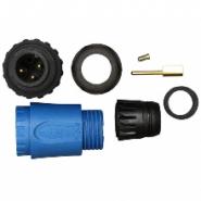 C016 20H003 200 10 Amphenol Sine Systems 4 Positions Gold Keyed Plug, Male Pins