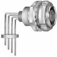 ECG.2B.304.CLV LEMO Bulk G Receptacle, Female Sockets Gold