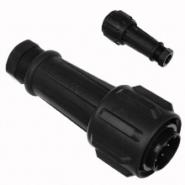 EXP-0911/07/P Bulgin Free Hanging (In-Line) Nickel IP68 - Dust Tight, Waterproof 7 Positions