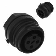 EXP-0931/04/S Bulgin Panel Mount, Bulkhead - Rear Side Nut Bulk IP68 - Dust Tight, Waterproof Receptacle, Female Sockets
