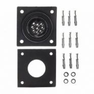 PX0769/S Bulgin Receptacle, Female Sockets IP68/69K - Dust Tight, Waterproof Bulk Panel Mount, Flange