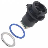 RJFRB71 Amphenol PCD Circular Reverse Bayonet Coupling, Industrial Environments Jack, 8p8c (RJ45) Unshielded Rear Side Nut