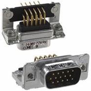 163A17769X Conec 15 Positions Housing/Shell (4-40) Grounding Indents Solder