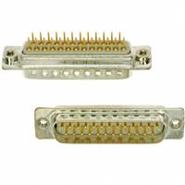 172-025-112R011 NorComp Solder Gold 25 Positions Plug, Male Pins