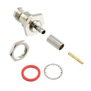 31-2389-RFX Amphenol RF Crimp 50 Ohms Bulkhead - Rear Mount TNC