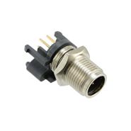 43-01169 Conec Receptacle, Male Pins Board Guide, Board Lock Panel Mount, Bulkhead; Through Hole IP67 - Dust Tight, Waterproof