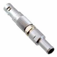 FGG.00.302.CLAD35Z LEMO Gold Plug, Male Pins 2 Positions IP50 - Dust Protected