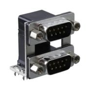 L17H2110131 Amphenol Signal Solder Mating Side, Female Screwlock (4-40) Gold