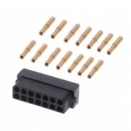 M80-8891405 Harwin Gold 14 Positions 0.079" (2.00mm) Datamate L-Tek