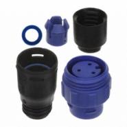 PX0411/03S/5560 Bulgin 250 V 3 Positions Receptacle for Female Contacts Free Hanging (In-Line)