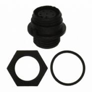 PX0412/06S Bulgin Panel Mount, Bulkhead - Rear Side Nut Receptacle for Female Contacts Socket (Female) 6 Positions