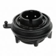 PX0747/P Bulgin Bulk Panel Mount Nickel Receptacle, Male Pins