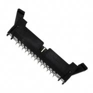 155226-2300-RB 3M 2 Rows Male Pin Header, Shrouded Solder