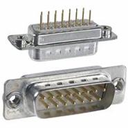 172-015-112R011 NorComp 2 Rows Board Side (4-40) Plug, Male Pins Solder