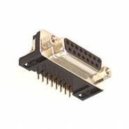 182-015-213R181 NorComp Receptacle, Female Sockets Gold Ground Strap 15 Positions