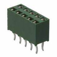 215307-5 TE Connectivity Receptacle AMPMODU HV-100 Through Hole Kinked Pin, Solder