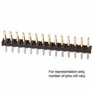 26633601RP2 NorComp Gold 36 Positions Male Pin Header, Unshrouded
