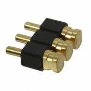 810-22-003-40-001101 Mill-Max 3 Contacts Surface Mount, Right Angle Copper Alloy Gold