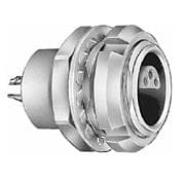 ERD.0S.302.CLL LEMO Receptacle, Female Sockets and Male Pins Gold Shielded Panel Mount - Front and Rear Side Nut