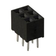 M22-7140342 Harwin 6 Positions Solder Through Hole Female Socket