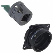 RJF22B00 Amphenol PCD Straight Cat5e Jack 8p8c (RJ45, Ethernet)