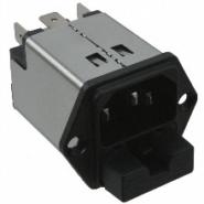 5220.0623.1 Schurter Receptacle, Male Blades - Module Quick Connect - 0.250" (6.3mm) Quick Connect 3 Positions