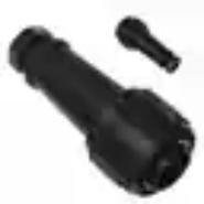 EXP-0911/10/S Bulgin Nickel Bulk Free Hanging (In-Line) IP68 - Dust Tight, Waterproof