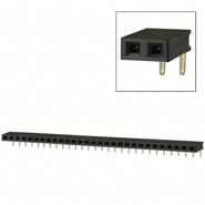 PPPC291LGBN Sullins Connector Solutions 0.100" (2.54mm) Female Socket Header Through Hole, Right Angle