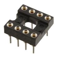 110-83-308-41-530000 Mill-Max 8 (2 x 4) Solder DIP, 0.3" (7.62mm) Row Spacing 110