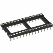 115-43-628-41-003000 Mill-Max DIP, 0.6" (15.24mm) Row Spacing Through Hole 0.100" (2.54mm) Gold