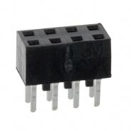 150208-6002-RB 3M Solder 8 Positions Receptacle Through Hole