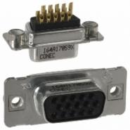 164A17059X Conec 15 Positions Signal Receptacle, Female Sockets Solder Cup