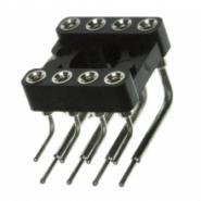 299-93-308-11-001000 Mill-Max Gold 8 (2 x 4) Through Hole, Right Angle, Horizontal 299