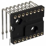 299-93-616-10-002000 Mill-Max 16 (2 x 8) Solder 0.100" (2.54mm) Gold