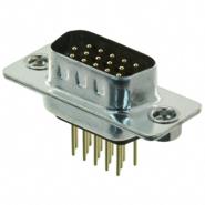 780-M15-113R011 NorComp Plug, Male Pins Solder 3 Rows Gold