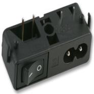 CMF1.1111.12 Schurter 2 Positions Bulk Solder Receptacle, Male Pins - Module