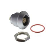 EGG.0K.305.CLL LEMO Gold Receptacle, Female Sockets Shielded IP66/68 - Dust Tight, Water Resistant, Waterproof