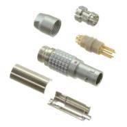 FGG.0B.305.CLAD21 LEMO Shielded IP50 - Dust Protected Bulk 5 Positions