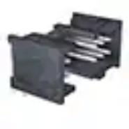 L717HDE15PD4CH4R Amphenol Board Side (4-40) 15 Positions Grounding Indents Gold